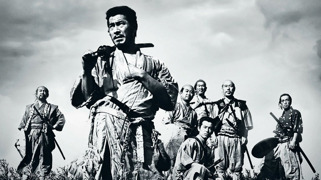 Cinema Japonês - Akira Kurosawa - Os sete samurais - 1954 - Sabedoria Oriental - Japão com Tsuge - VDT