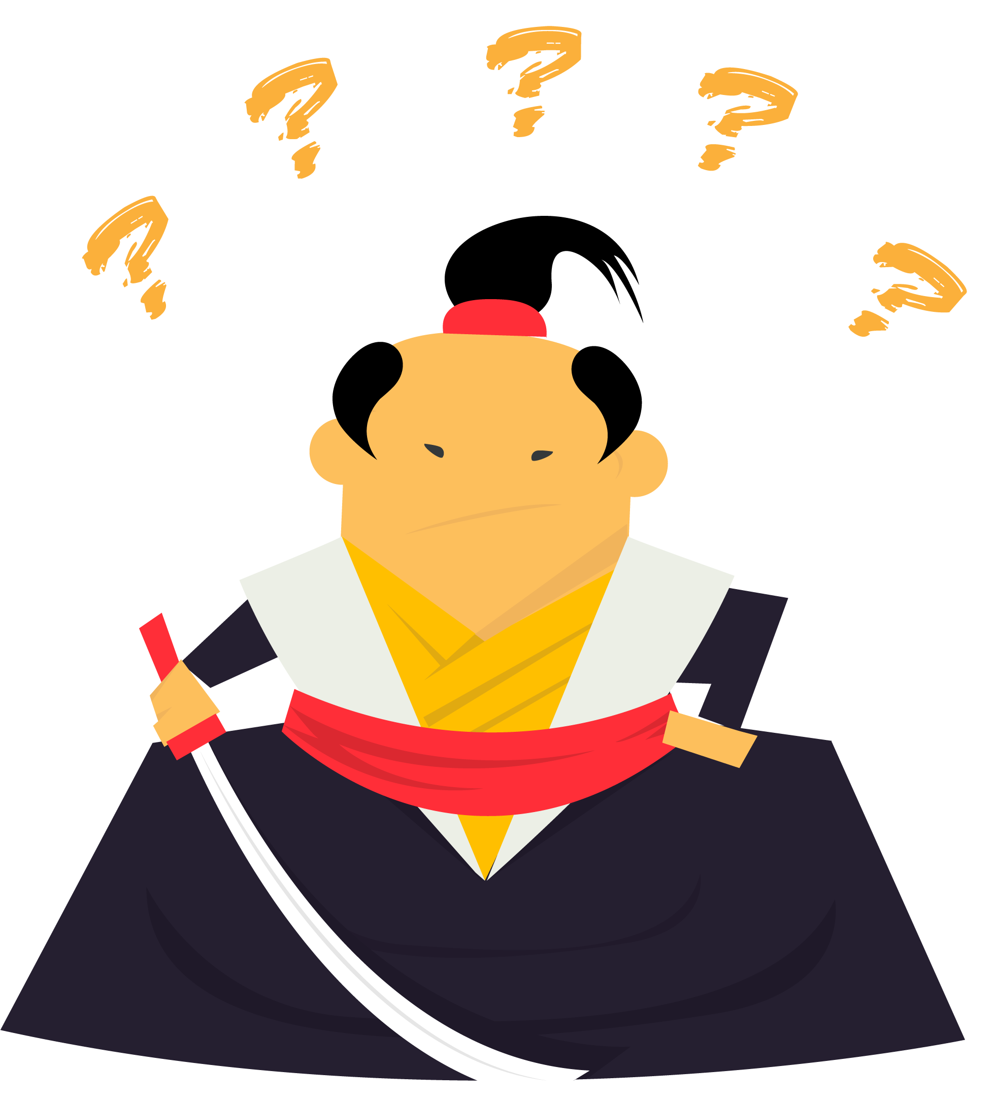 Samurai question face